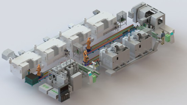 捷豹路虎氣缸套智能制造產(chǎn)線
